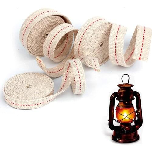 6.5 Foot / 3 Rolls Cotton Oil Lamp Wick, Replacement Oil Lanterns Wick For Oil Lamps and Oil Burners