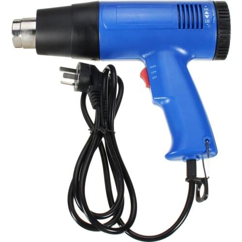 JIGUOOR 1800W 220V Adjustable Temperature Hot Air Heat Gun Blower Paint Drying Striping