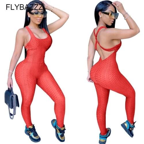 Compression Sports Suit Female Plus Size Gym Jumpsuit Women Workout Rompers Backless Mesh One Piece Outfits Overalls Yoga Sets