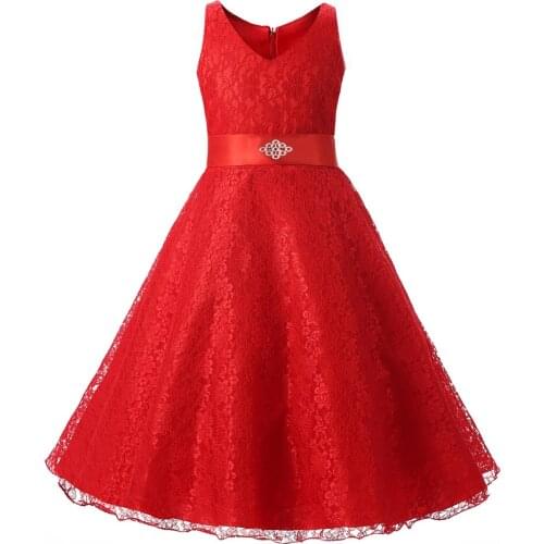 Summer girls party dress new designer children teenagers prom ceremonies gowns dresses birthday princess dress 12 years