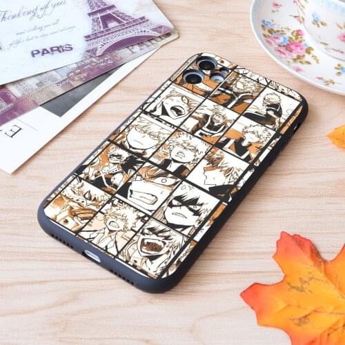 For iPhone Bakugo Katsuki Collage Print Soft Matt Apple iPhone Case