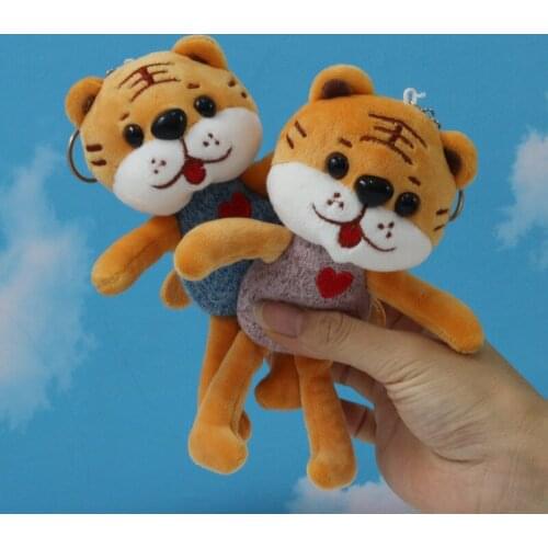 New funny popular Cartoon cute Amur tiger pendant decoration good quality Exquisite Soothing Doll christmase birthday gift