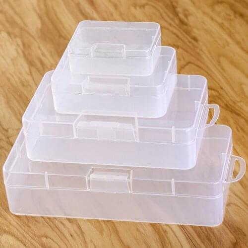 1 pcs Snap-on mini PP empty box Plastic PP transparent empty box with cover plastic box packaging parts storage box