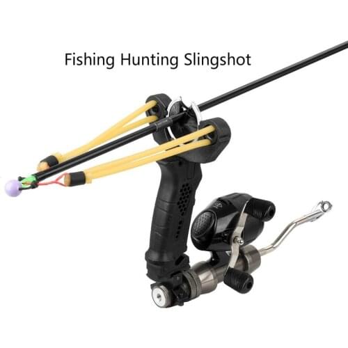 Slingshot Archery Sticking Slingshot Bow Outdoor Wrist Rest-Free Tied Allergic Outdoor Fishing Slingshot Bow and Arrow Crossbow
