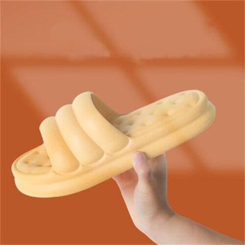 Summer Fashion Womens Sandals Home Mens Slippers Household Comfort Sandals Bathroom Non-slip Slippers Thick Bottom Flat Shoes