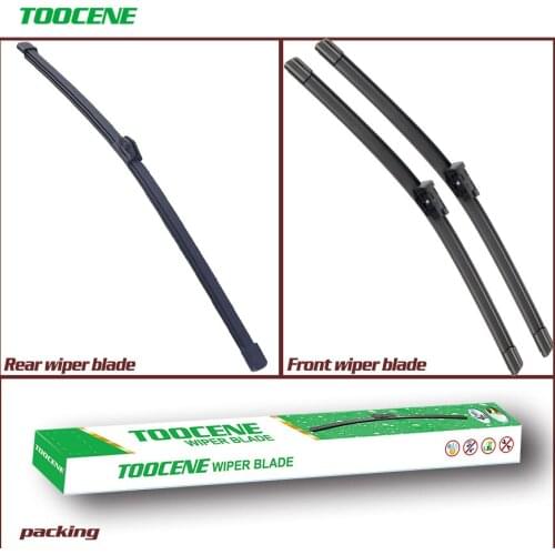 Front and Rear Wiper Blades For Audi A1 2010-2015 Windshield Windscreen wiper 24"+16"+14"