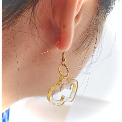 Earring Silicone Mold Resin Epoxy Silicone Mold Jewelry Casting DIY Craft T21F