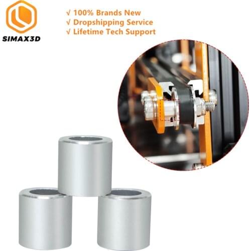 SIMAX3D 10/20PCS Openbuilds Aluminium Spacer V-slot Isolation Column Separate Pillar Quarantine Bore 5MM Reprap 3D Printer Parts