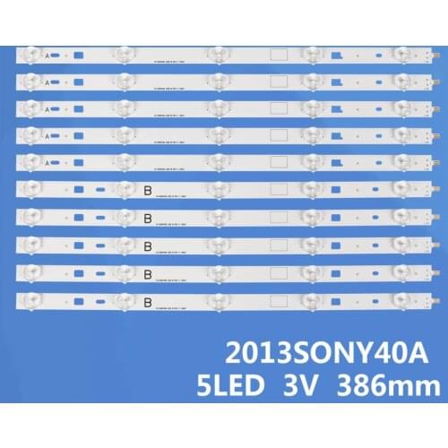 LED Backlight strip For Sony 40" KDL-40RM10B 2013SONY40A 2013SONY40B KDL-40W600B KDL-40R480B KDL-40R450B KDL-40R483B KDL-40R453B