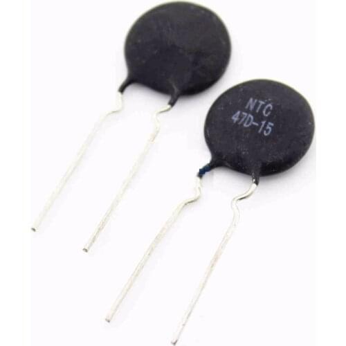 10pcs NTC Thermistor Resistor NTC 47D-15 47D15 Thermal Resistor