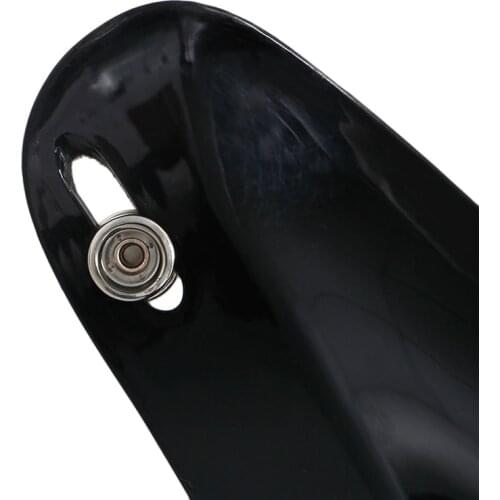 Universal 3 Snap Visor Face Black Shield Lens For Motorcycle Helmets Open Faceqiang