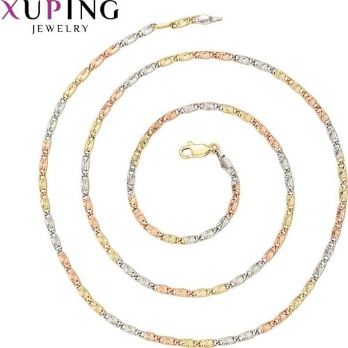 Xuping Wild Necklace Multicolor Trendy Jewelry for Women Thanksgiving Christmas Literary Gifts 45268