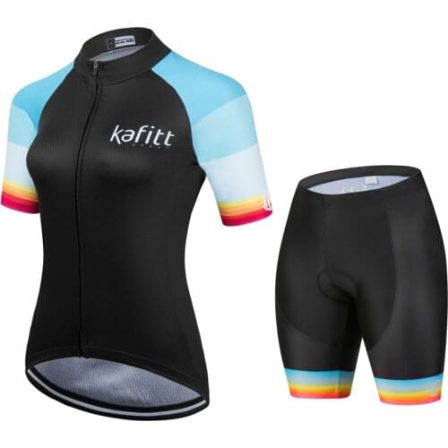 2021 New Kafitt Cycling Blouse Summer Cycle Top Short Sleeve Shorts Womens Cycling Clothing Breathable T-shirt Free Shipping