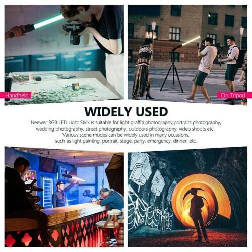 2021 New Stick Handheld Photography Lighting Wand Flash Party Light With Lamp Stand Speedlight Tripod LED Fill Colorful Vid Y7H8