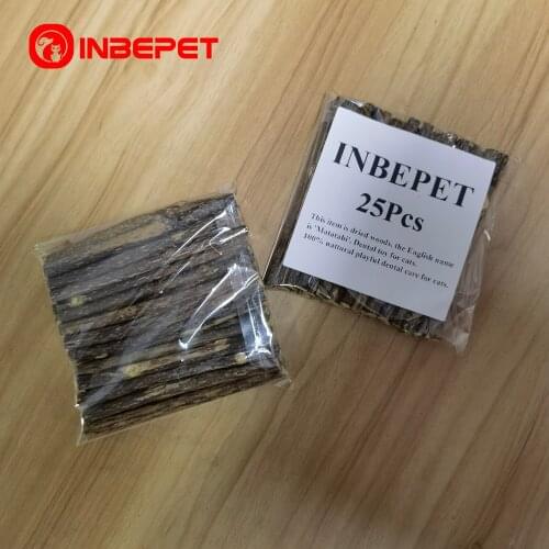 5-25Pcs Natural Catnip Pet Cat Molar Toothpaste Stick Matatabi Actinidia Fruit Silvervine Cat Snacks Sticks Pet Cleaning Teeth