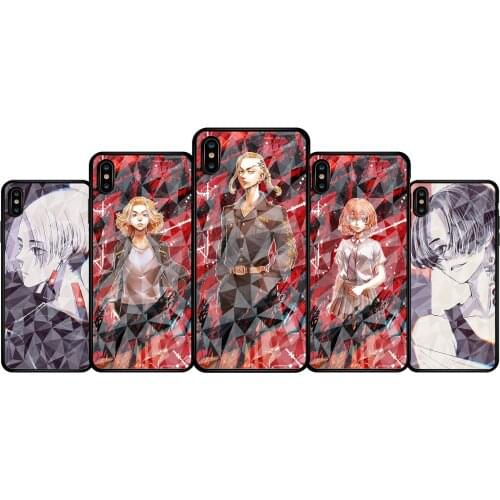 Tokyo Revengers Ryuguji Ken Sano Manjirou Acrylic Phone Case Cover For iphone X XR XS 11 12 Pro For Samsung Galaxy