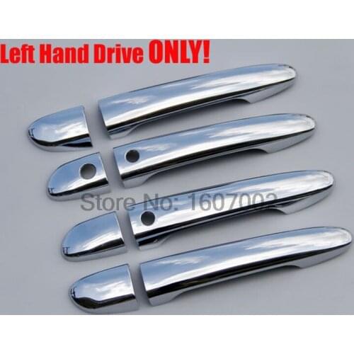 Accessories 8pcs Chrome door doors handle cover trim fit for 2013 2014 2015 2016 Mazda 6 ATENZA with smart key hole