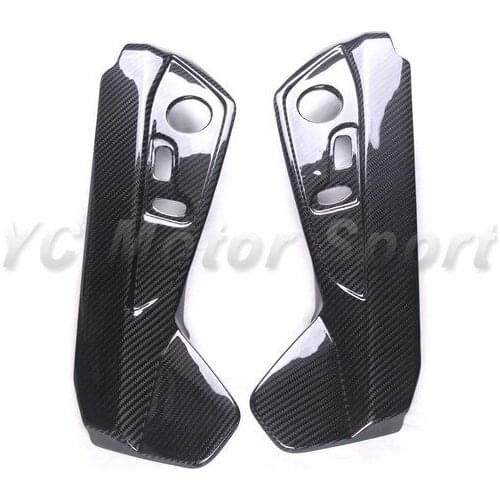 Car Accessories Dry Carbon Fiber Interior Trim Cover Fit For 2011-2014 LP700 Seat Side Panel Car-styling