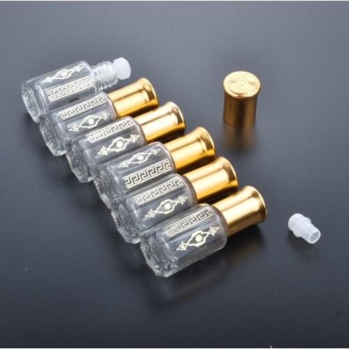 Free Shipping 50pcs/Lot 5ml Roll On Glass Essential Oil In Refillable Bottles Glass Ball Frangrance Perfume Bottles With UV Lid