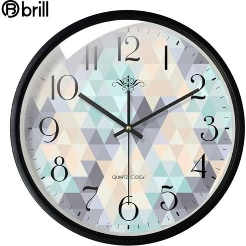 Creative Modern Large Wall Clock Living Room Simple Glass Kitchen Clock Wall Watches Home Decor Farmhouse Decor Horloge Murale