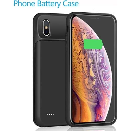 Battery Case For iPhone XR XSmax 4000mAh External Battery Charger Case Backup Power Bank Portable Power Charging Case