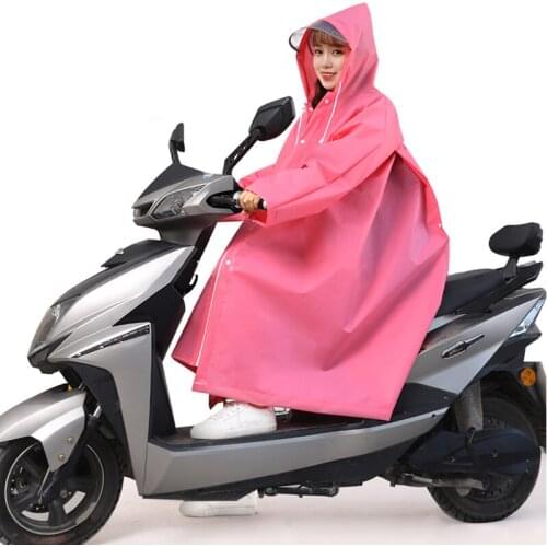 Motorcycle rider raincoat long transparent Conjoined raincoat Riding Loose coat Bicycle poncho