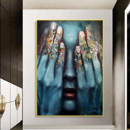 Home Wall Art Shakyamuni Buddha Buddha Statue Posters Modern Print Canvas Painting for Living Room Corridor Decoration Pictures