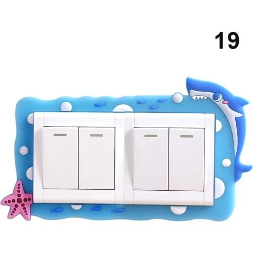 Position Indication Luminous Switch Decoration Sticker Cartoon Wall DIY Decoration Fluorescent Glow in the Dark PR Sale