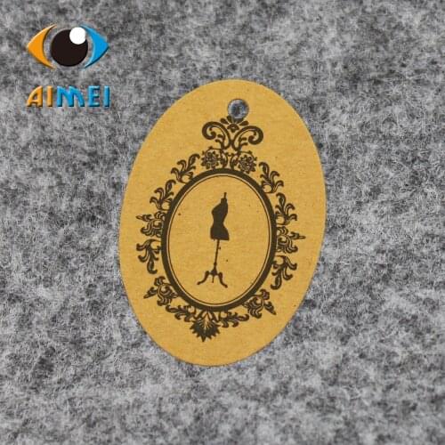 Custom 500Pcs/Lot Suit Paper Hang Tags for Clothes Customized Paper Swing Cards Personal Business Cards Bag Printed Tags