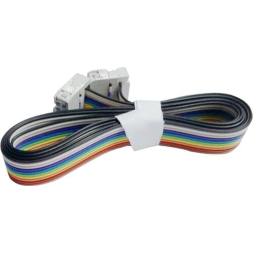 Jumper wire FC-10P 10Pin For JTAG AVR ISP DC3 IDC Socket Extension Flat Ribbon Cable Wire VFD Keyboard Line