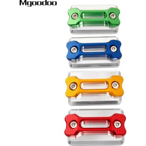 Mgoodoo Motor Bike Front Brake Oil Fluid Reservoir Cap Cover CNC Aluminum Universal For Most Of Motorcycle Accessories 4 Colors