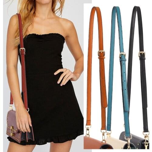 FASHIONS KZ Neutral Cow Leather Strap Adjustable Bag Belt Bag Accessories Thick Speedy Striped Webbing 120cm Long