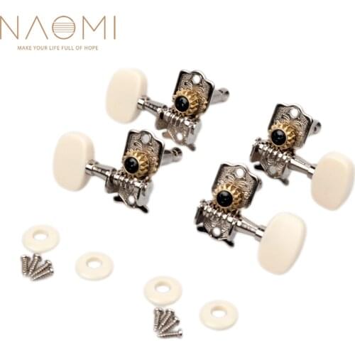 NAOMI Tuning Pegs Ukulele Guitar Tuning Pegs Machine Heads Tuner For Ukulele 4 Strings Classical Guitar Parts Accessories New