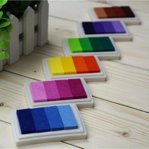 New Fresh Colours Candy Color Ink Pad / Ink Stamp Pad / Inkpad Set For DIY Funny Work For Wedding Party