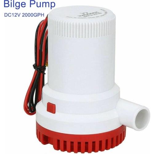 2000GPH 12V Submersible Bilge Pump Marine Boat Yacht Water Ocean Sea New
