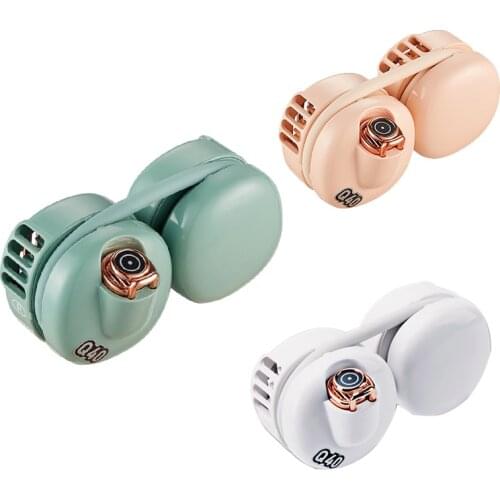 Handsfree Neck Fan 4 Wind Speed Portable Wearable Cooler Summer Outdoor Travel Neck Hanging Electric Fan