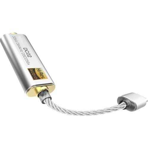 Portable Headphone Amplifier Adapter for iBasso DC01 DC02 USB DAC for Android PC Tablets 2.5mm 3.5mm HiFi HiRes Adapter Type-C