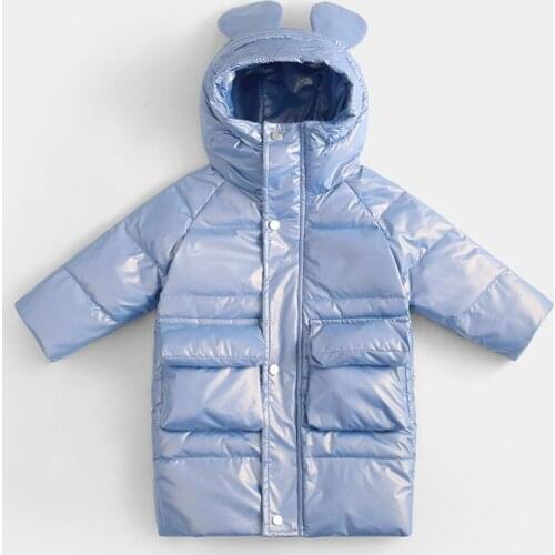 New children down jackets mid-length boys girls baby down jackets clothing jackets, winter clothing, quilted jackets