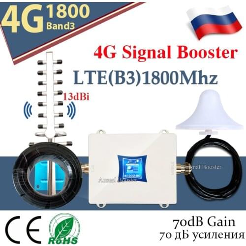 HotDeal!!4G Cellular Amplifier 900 1800 2100 2600Mhz CellPhone Cellular Repeater GSM DCS WCDMA LTE 2g3g4g Mobile Signal Booster