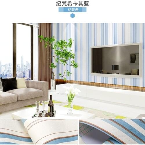 Nordic Style Wallpaper Line Self-adhesive Waterproof Wall Stickers Room Living Room Background Modern Home Decoration Vinyl Fims