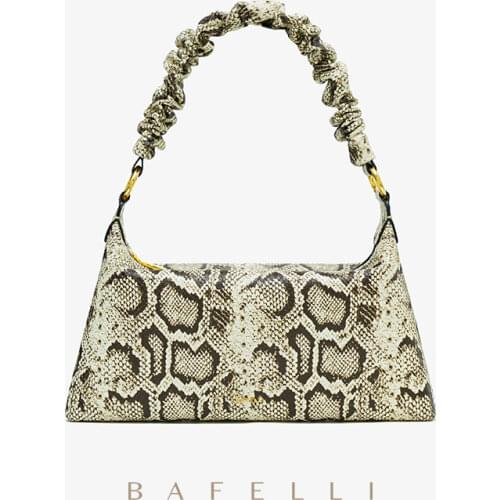 BAFELLI Handbag 2020 new arrival all-matching snake-grain satchel bag purse shoulder bag cross-body bag