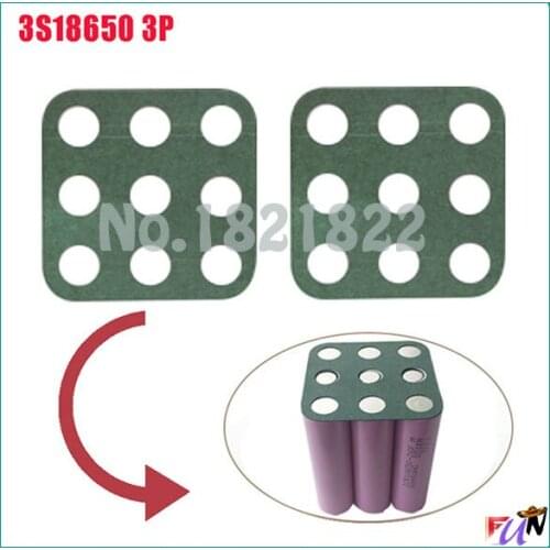 10pcs/alot 18650 3s insulating 3p PAD battery protection PAD single pad