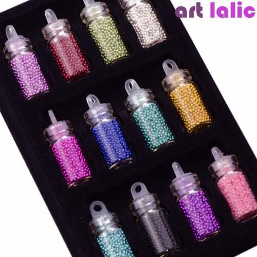 12 Colors 3D Caviar Nail Art Women Glitters Diy Decorations For Nails Tools ZP143