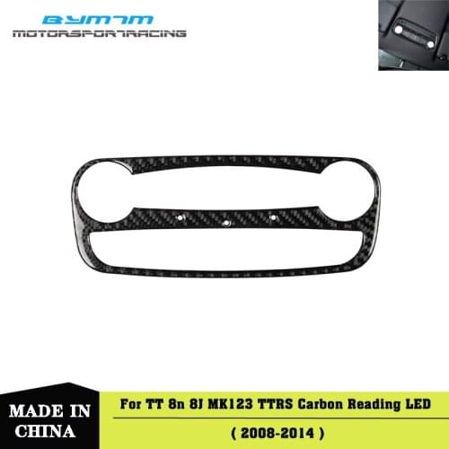 Real Carbon fiber Reading LED Auto interior Car accessories For Audi TT 8N 8J MK123 TTRS