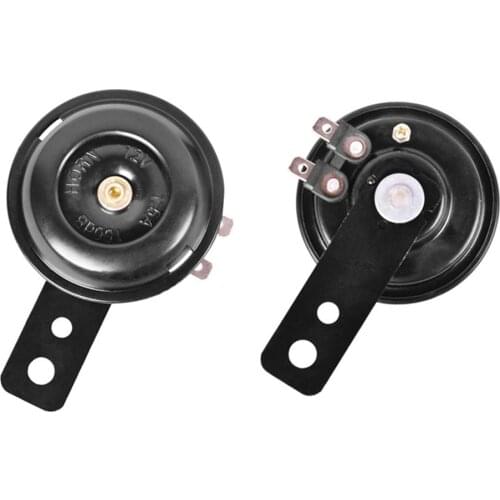 Black Universal 12v 48v Loud Motorcycle Horn Scotter Bracket for Motorcycle Electric Bike Drop Shipping