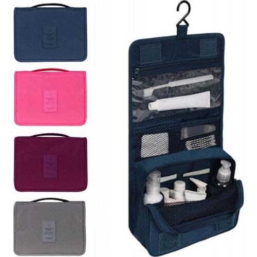 Travel Cosmetic Storage Bags Toiletry Wash Organizer Storage Pouch Hanging Bag Multifunction Travel Accessories Kits