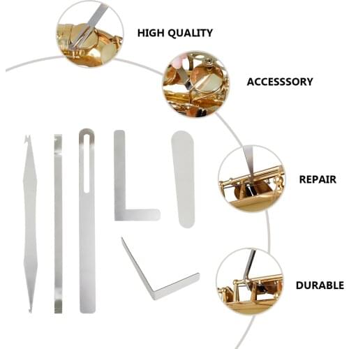 1 Set Sax Repair Parts Saxophone Repairing Kit Woodwind Instrument Accessory