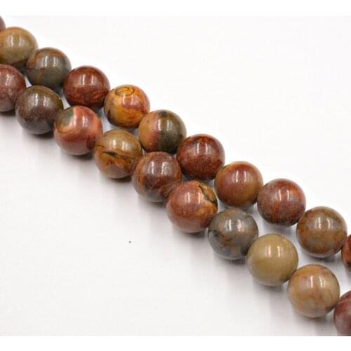 Natural Red Howlite Turquoises Stone Round Beads Wholesale Loose Beads for Jewelry Making Accessories DIY 4-12mm Free Shipping