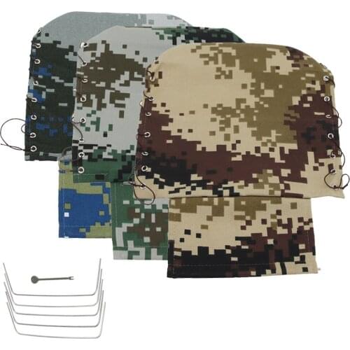 RCTOYFUN 1pcs Textile Metal Canvas Set DIY Appearance Accessories Optional Color For 1/16 Remote Control Model Cralwer Car WPL