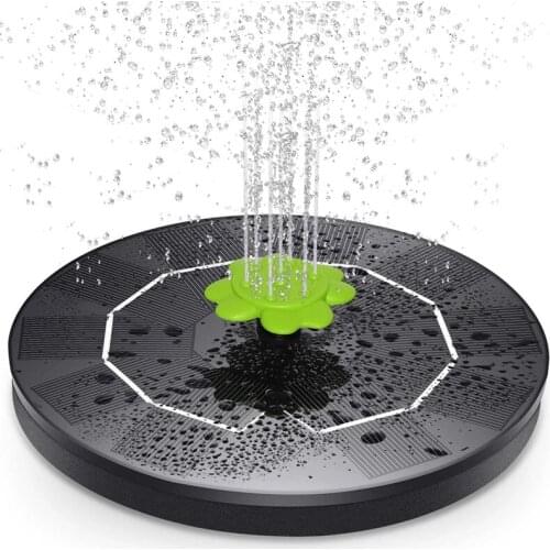 Solar Fountain Pump Floating Fountain Pump for Bird Bath Pool, Fish Tank, Aquarium and Outdoor Garden Decoration